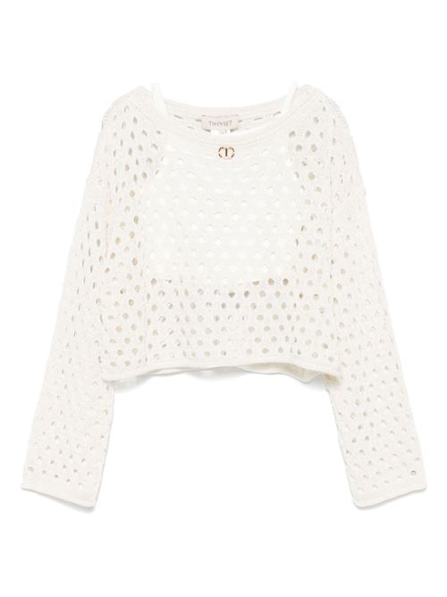 Maglia bambina traforata TWINSET Kids | 251GJ343300808